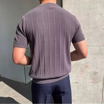 Men's Ribbed T-Shirt | ST1LOR